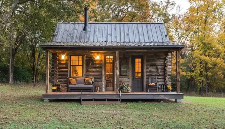 Small Log Cabin Home Kits Support Simple Living